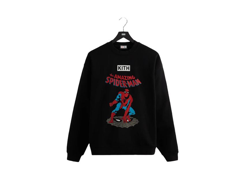 内祝い】【内祝い】Kith Spider-Man Avengers Tee Black XLサイズ T