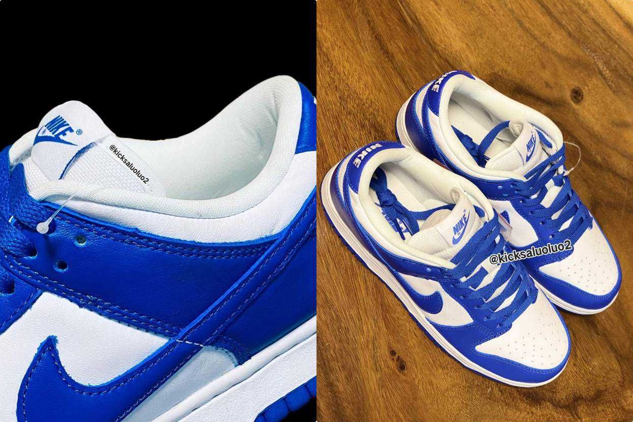 【リーク】Nike Dunk Low "Varsity Royal/Kentucky"(2022) 抽選/定価/販売店舗まとめ	 4枚目