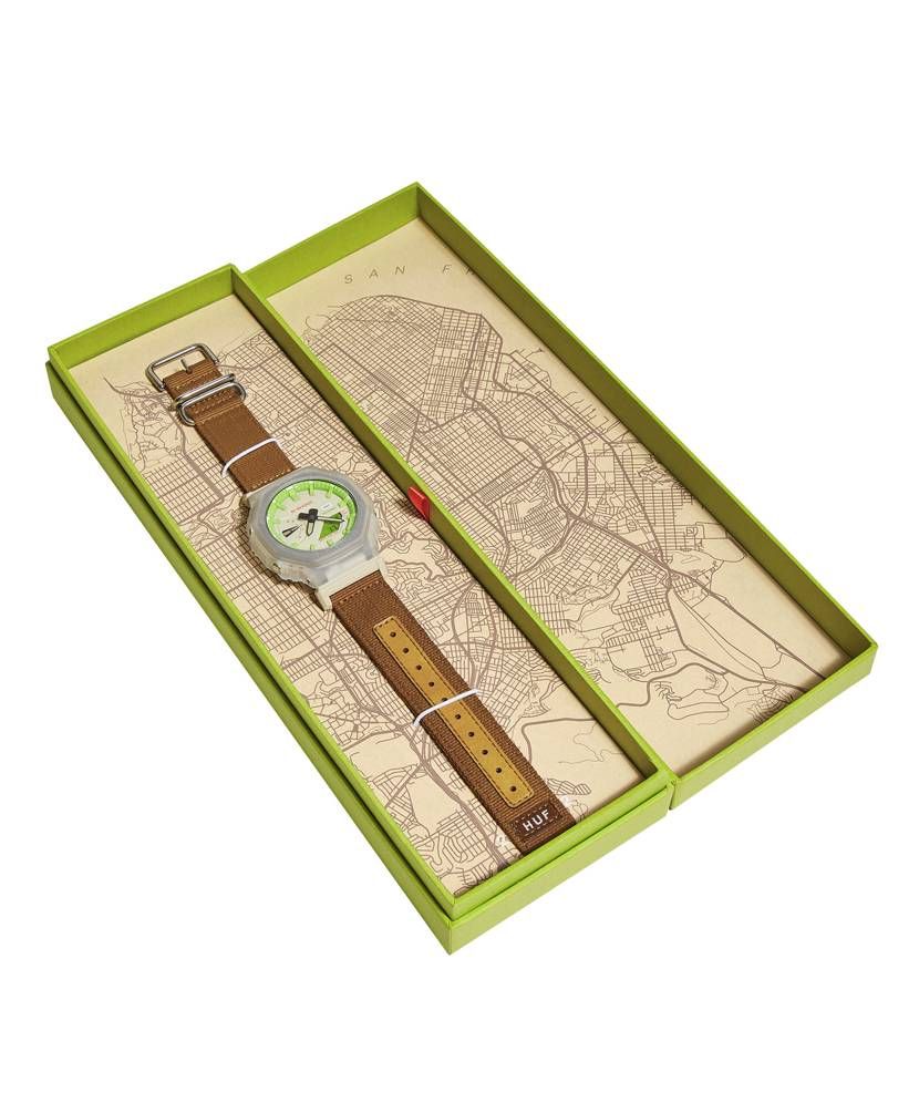 【販売リンクあり】7/22・8/1発売 HUF × CASIO G-SHOCK 20TH ANNIVERSARY GA-2100 "Green" 抽選/定価/販売店舗まとめ 8枚目