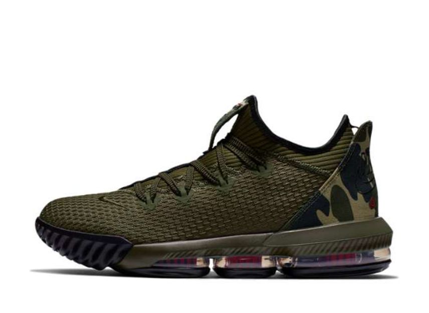 ナイキ レブロン 16 ロー カーゴ "カーキ/ブラック ニュートラル オリーブ"