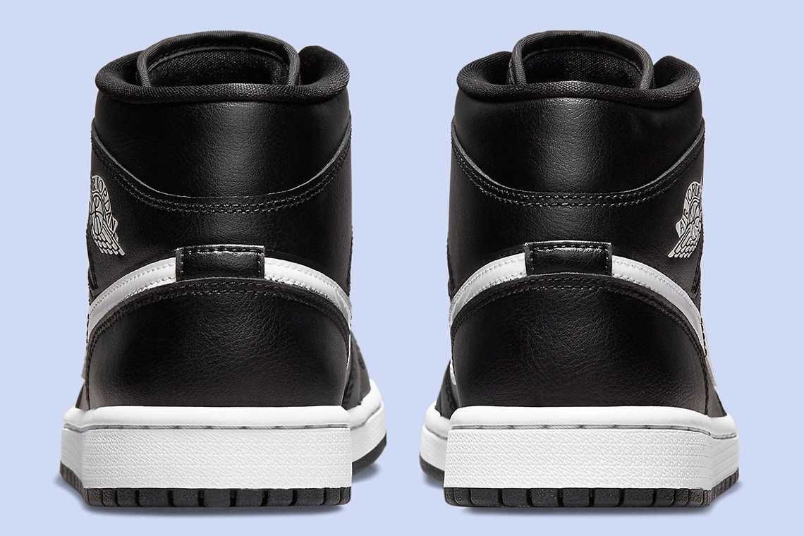 【リーク】Nike Air Jordan 1 Mid "Black/White" 抽選/定価/販売店舗まとめ 4枚目