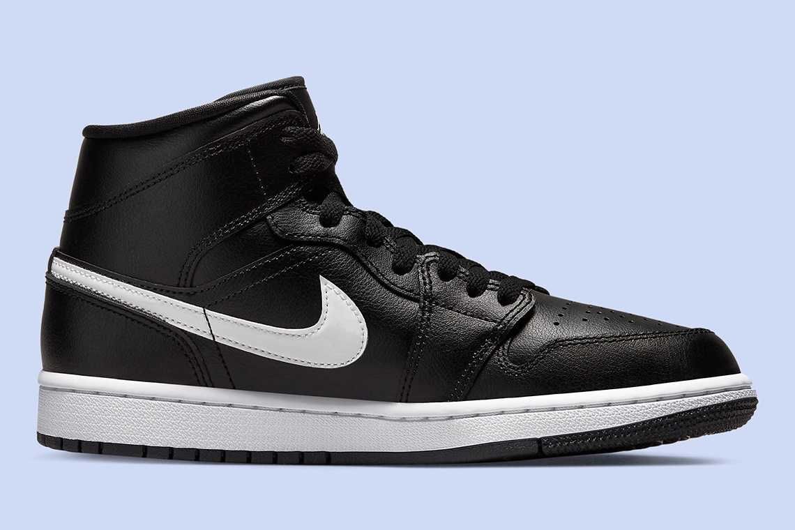 【リーク】Nike Air Jordan 1 Mid "Black/White" 抽選/定価/販売店舗まとめ 3枚目