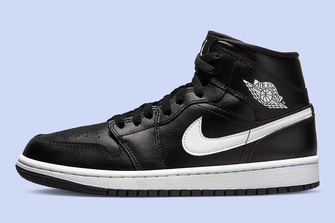 【リーク】Nike Air Jordan 1 Mid "Black/White" 抽選/定価/販売店舗まとめ 2枚目