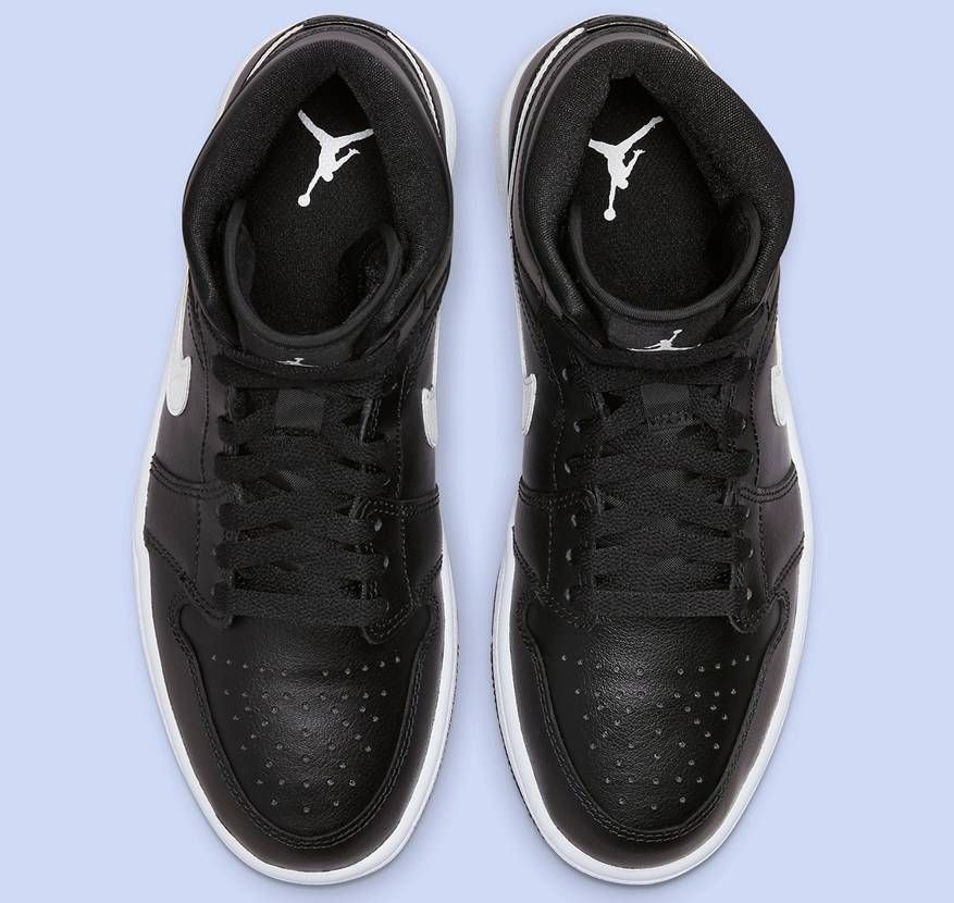【リーク】Nike Air Jordan 1 Mid "Black/White" 抽選/定価/販売店舗まとめ 6枚目