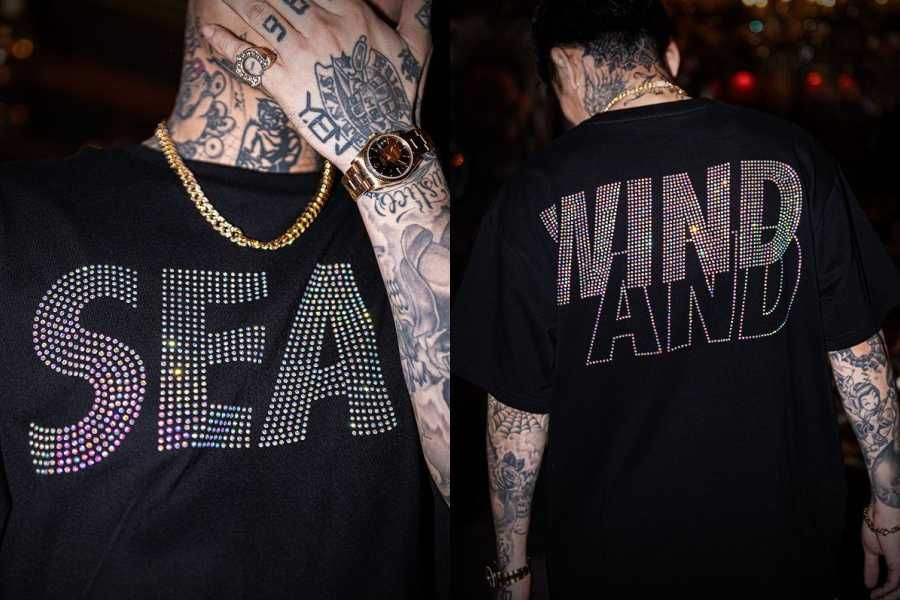 【販売リンクあり】7/27発売 WIND AND SEA BIG LOGO TEE / SEA (Rhine Stone) S/S Tee 抽選/定価/販売店舗まとめ 7枚目