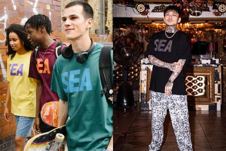 【販売リンクあり】7/27発売 WIND AND SEA BIG LOGO TEE / SEA (Rhine Stone) S/S Tee 抽選/定価/販売店舗まとめ