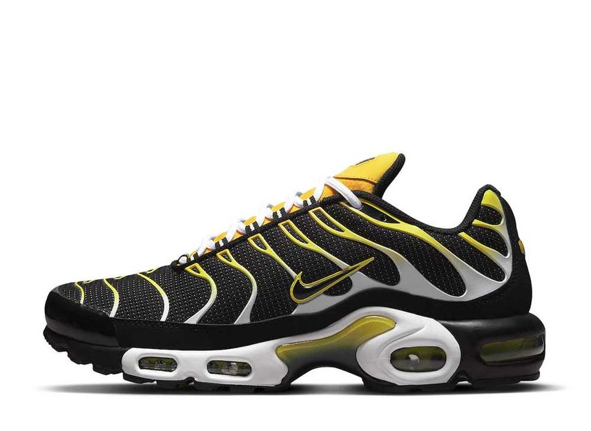 Nike air max plus top womens black and yellow