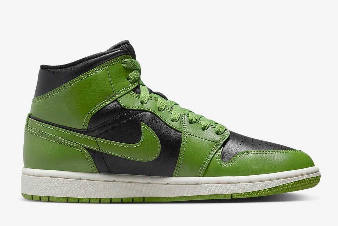 【リーク】Nike Air Jordan 1 Mid "Green and Black" 抽選/定価/販売店舗まとめ 3枚目