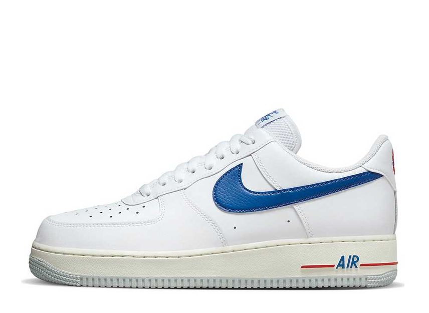 Air force 1 red and blue swoosh deals