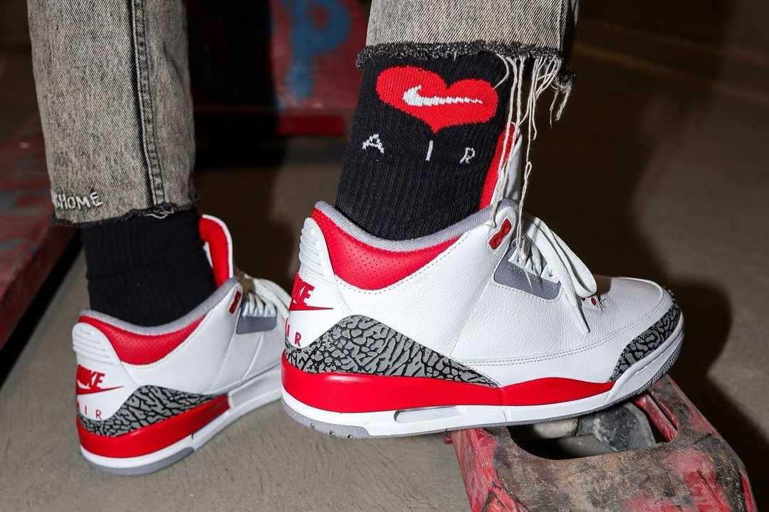 【スニダンで購入可】8/6・8/8発売 Nike Air Jordan 3 OG "Fire Red" 抽選/定価/販売店舗まとめ 3枚目