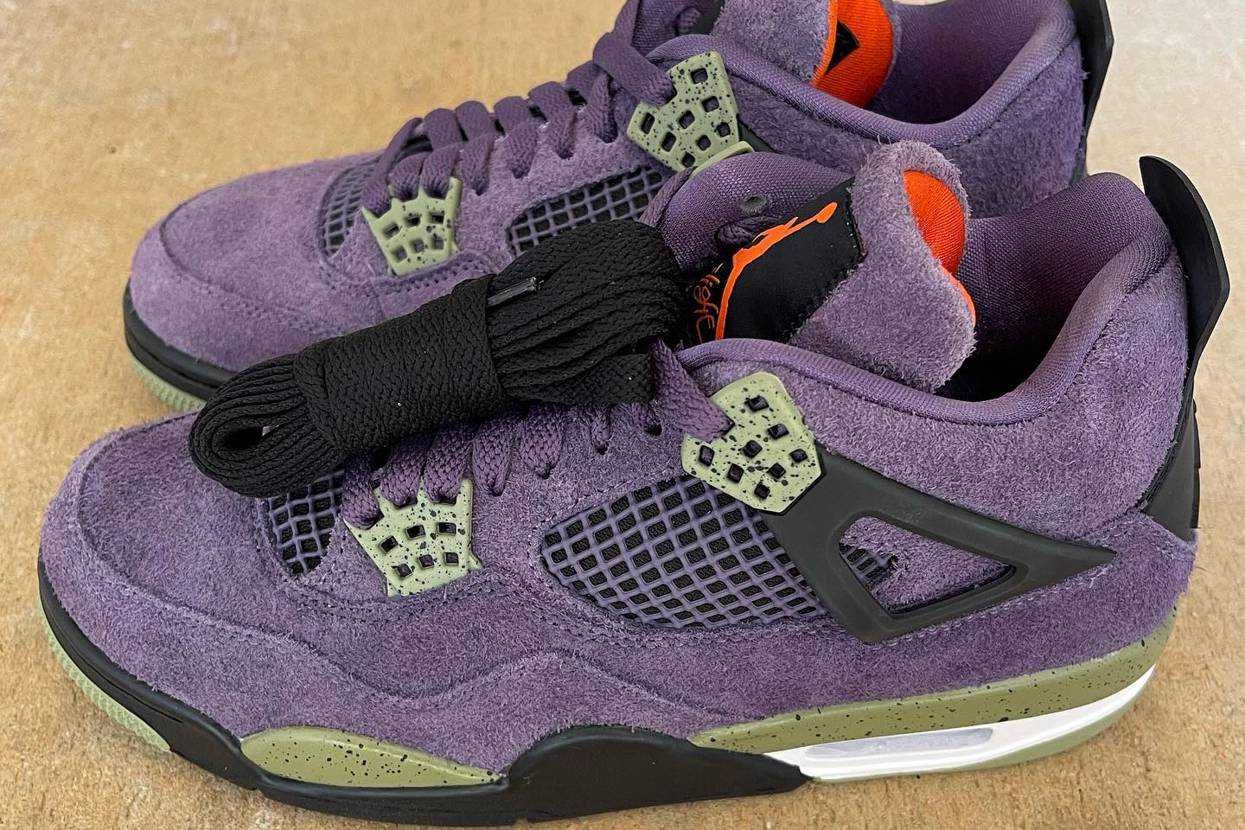 【スニダンで購入可】8/25発売 Nike WMNS Air Jordan 4 "Canyon Purple" 抽選/定価/販売店舗まとめ 3枚目