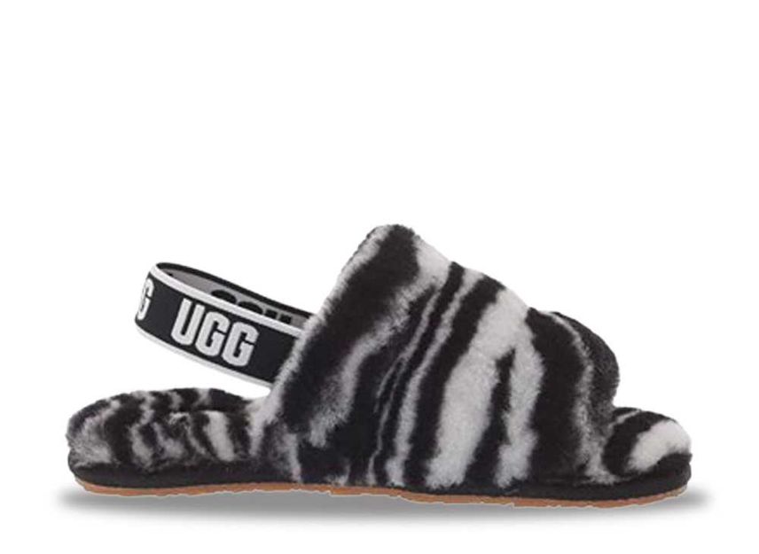 Zebra shop ugg slippers