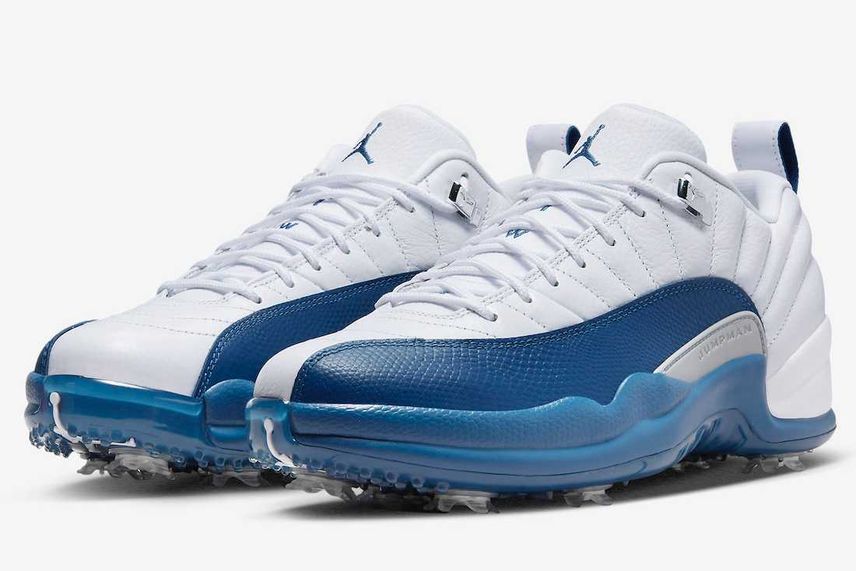 【美品27.5㌢】ジョーダンゴルフシューズ AIR JORDAN12ブルー Nike Air Jordan 12 Golf