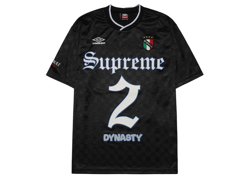 Supreme Hooded Soccer Jersey Black Lサイズ