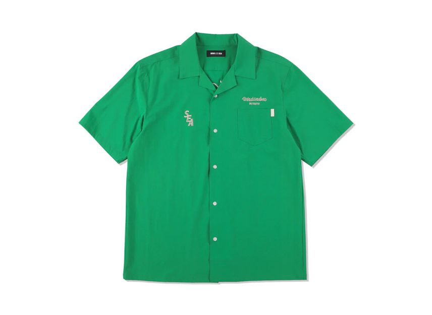 WIND AND SEA S_E_A (WDS) OPEN COLLAR SHIRT