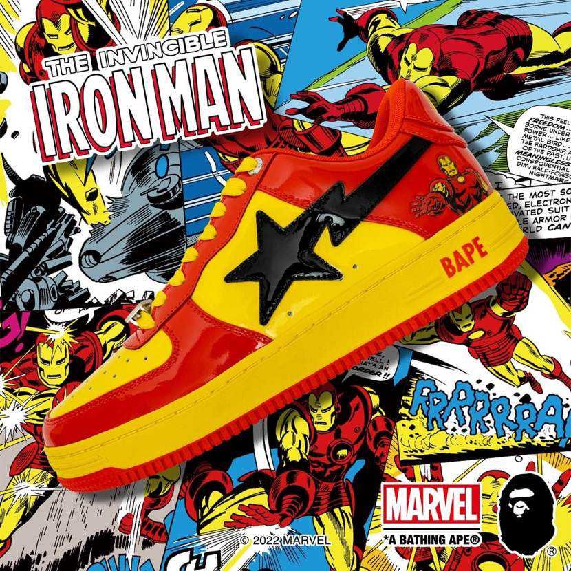 【スニダンで購入可】9/4発売 MARVEL × A BATHING APE®︎ BAPESTA collection 抽選/定価/販売店舗まとめ 6枚目