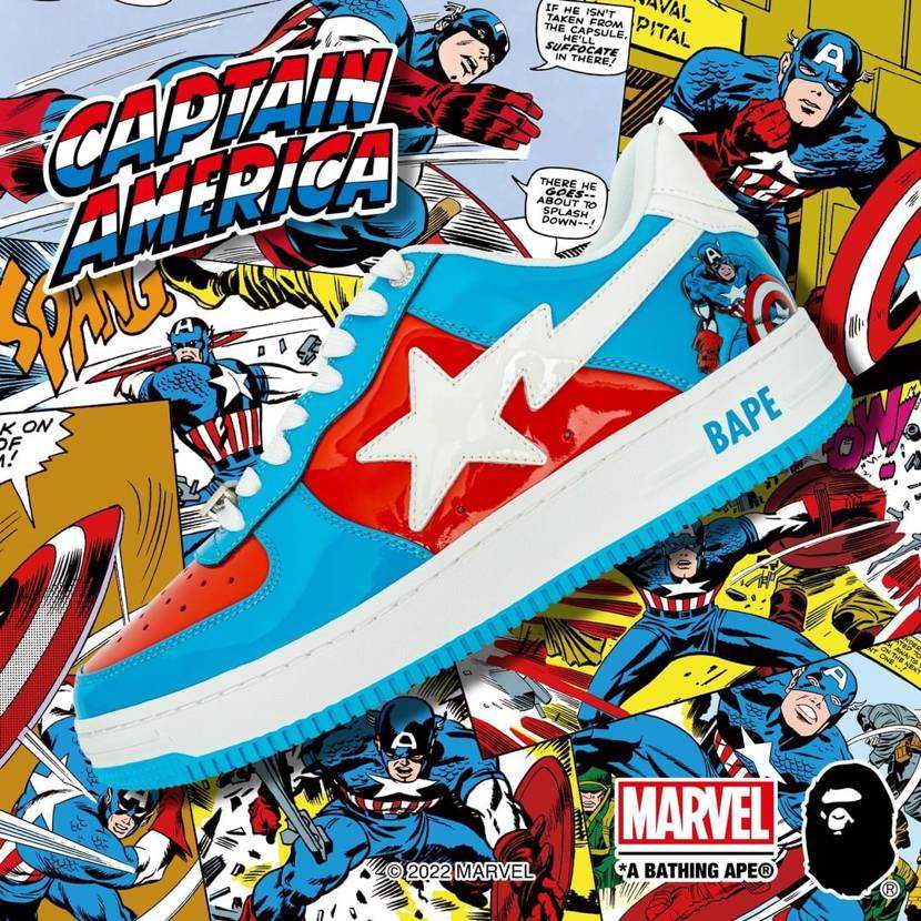 【スニダンで購入可】9/4発売 MARVEL × A BATHING APE®︎ BAPESTA collection 抽選/定価/販売店舗まとめ 7枚目