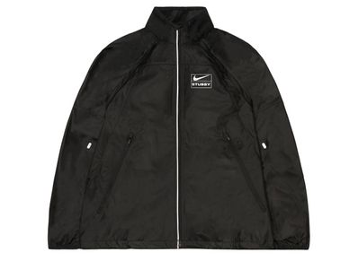 白木/黒塗り NIKE STUSSY ストームフィットジャケット XL ブラック
