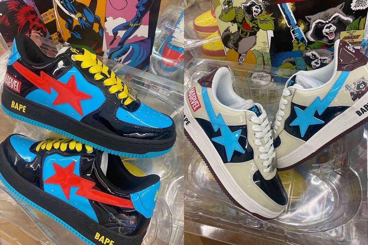 【スニダンで購入可】9/4発売 MARVEL × A BATHING APE®︎ BAPESTA collection 抽選/定価/販売店舗まとめ 4枚目