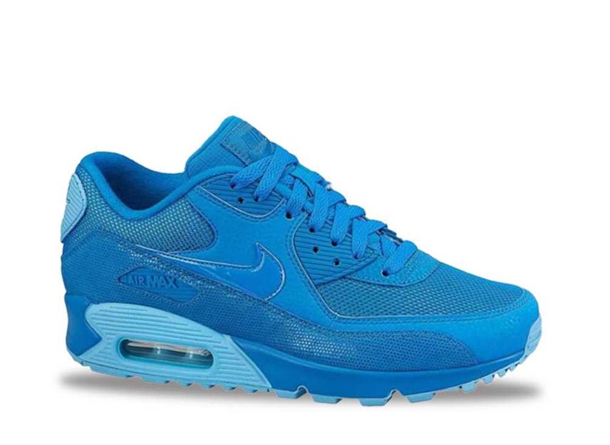 Nike air max 90 light blue and white sales