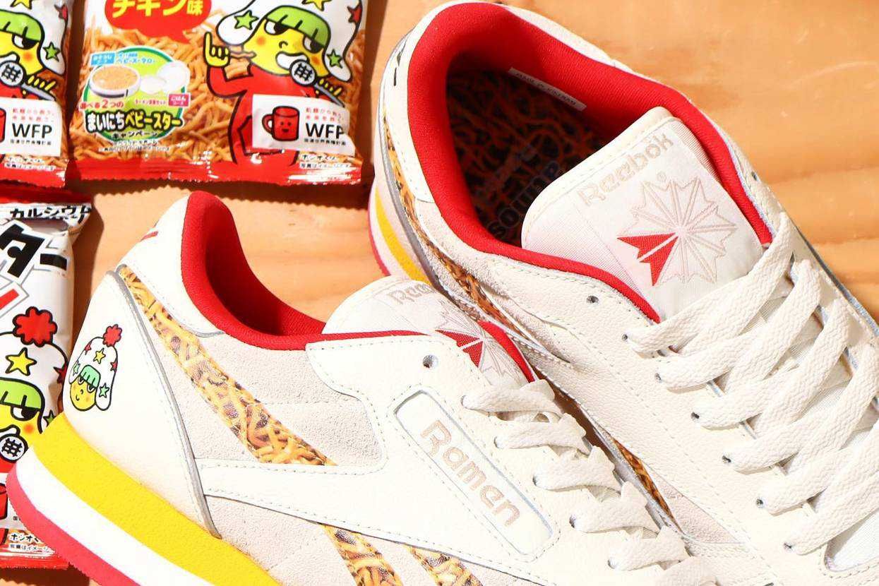 【スニダンで購入可】9/3発売 BABY STAR × atmos × Reebok Classic Leather  "White/Red" 抽選/定価/販売店舗まとめ 4枚目