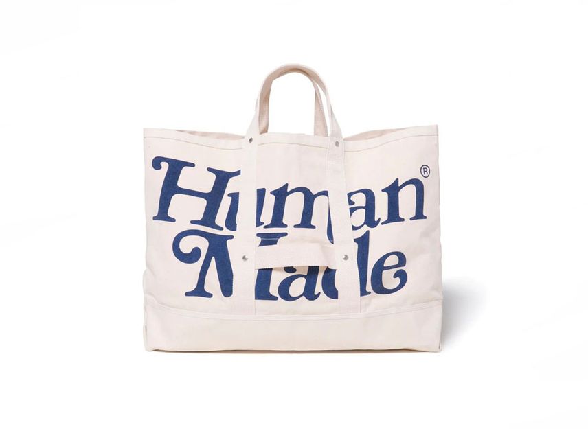 HUMAN MADE Girls Don't Cry at HUMAN MADE 1928 Tote Bag Large GDC