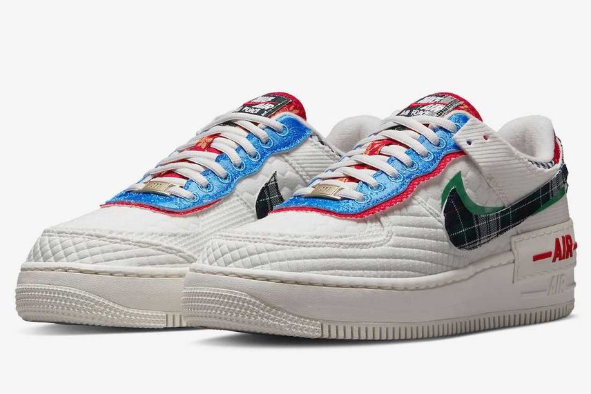 12/4発売|Nike WMNS Air Force 1 Low Shadow "Sail/Classic Green/University Blue/Multicolor"|抽選/販売/定価情報