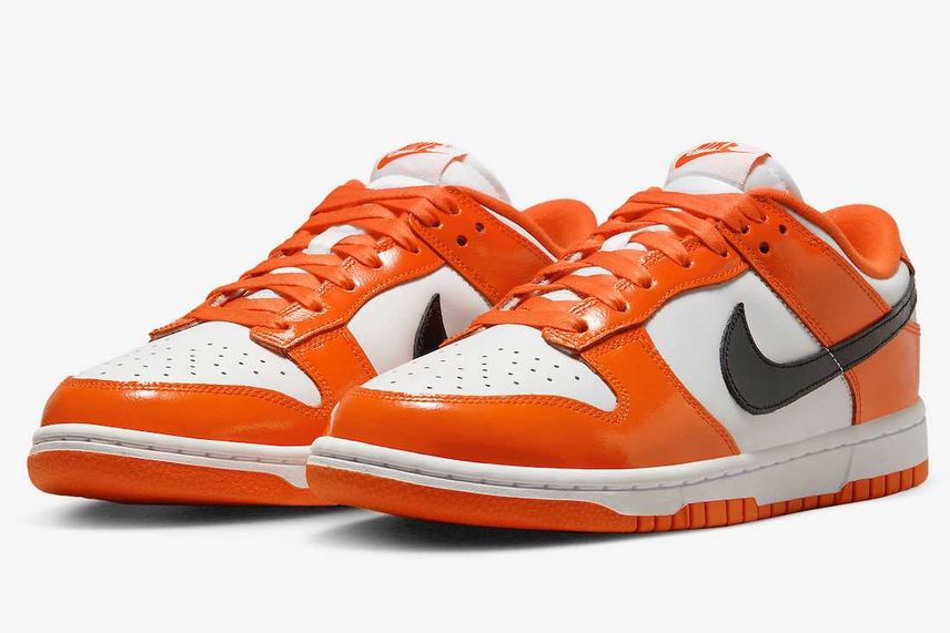 【スニダンで購入可】9/1・9/2発売 Nike WMNS Dunk Low "Patent Orange" 抽選/定価/販売店舗まとめ