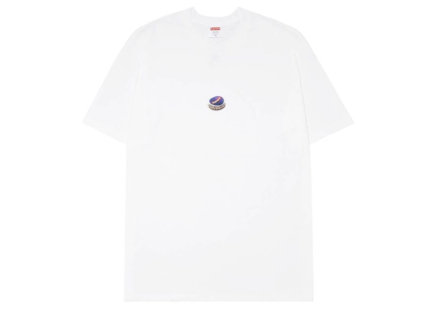 Supreme bottle cap tee top black