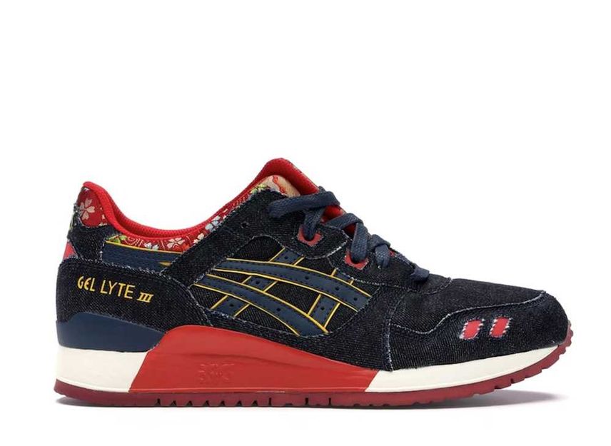 Asics gel top sight japanese denim