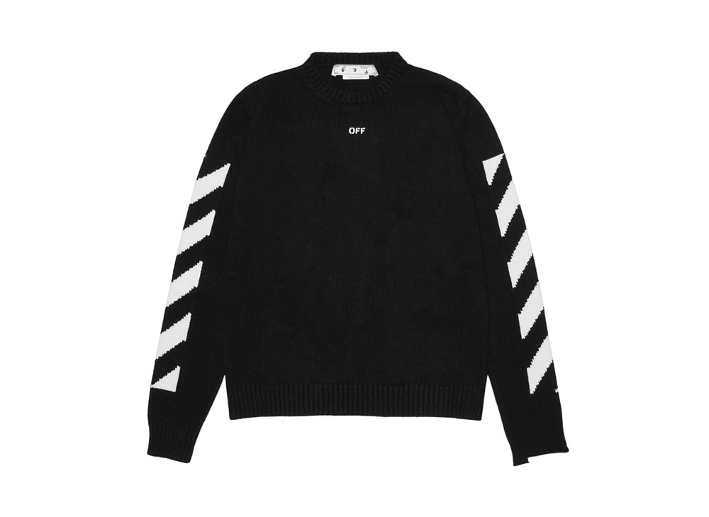 Off-White DIAG KNIT CREWNECK \