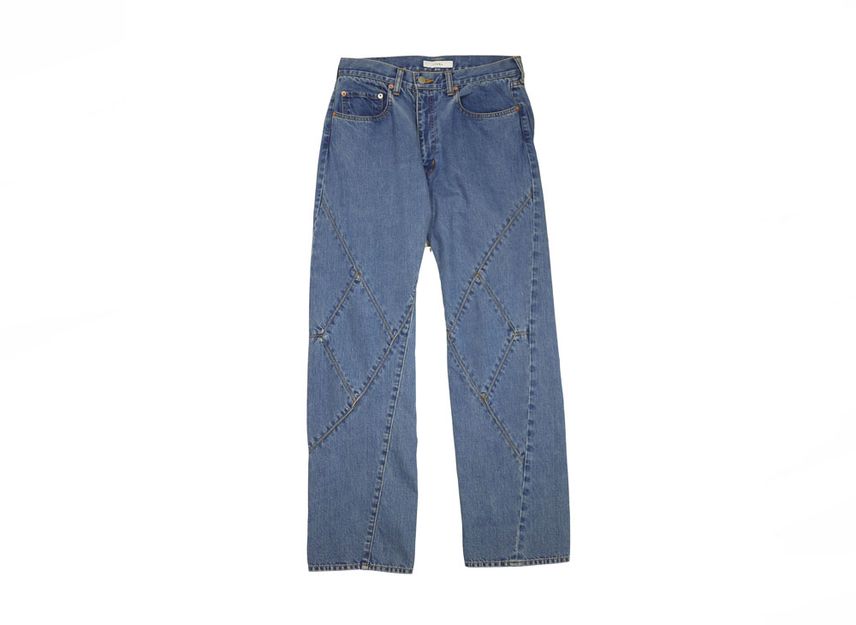 JieDa PANEL DENIM PANTS