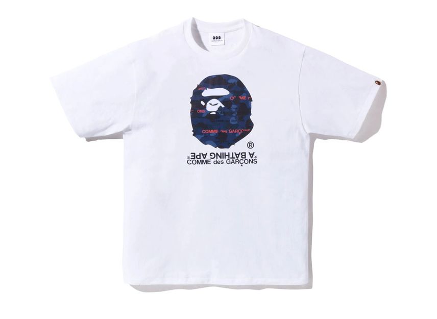 Comme des garcons x bape shop tee