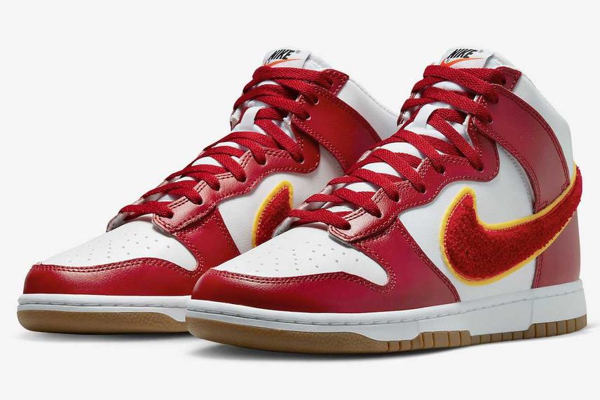 【最新リーク】Nike Dunk High Chenille Swoosh "Gym Red" 抽選/定価情報