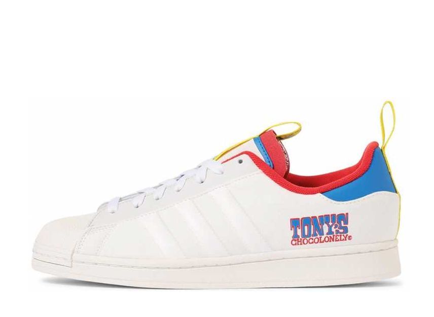 Tony s Chocolonely Adidas Superstar White Red Yello Blue tony-s-chocolonely-adidas-superstar-white-red-yello-blue