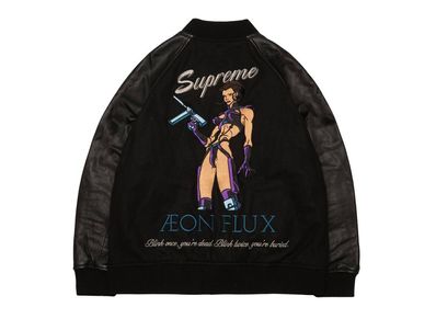 Supreme Aeon Flux Varsity Jacket