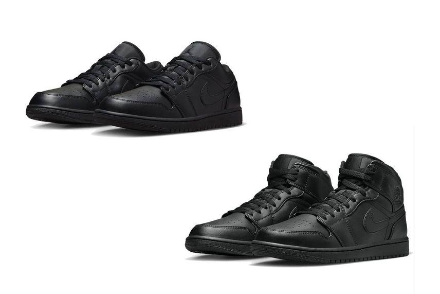 【最新リーク】Nike Air Jordan 1 "Triple Black" 2types 抽選/定価情報