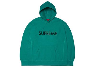 Supreme 2025 hoodie teal