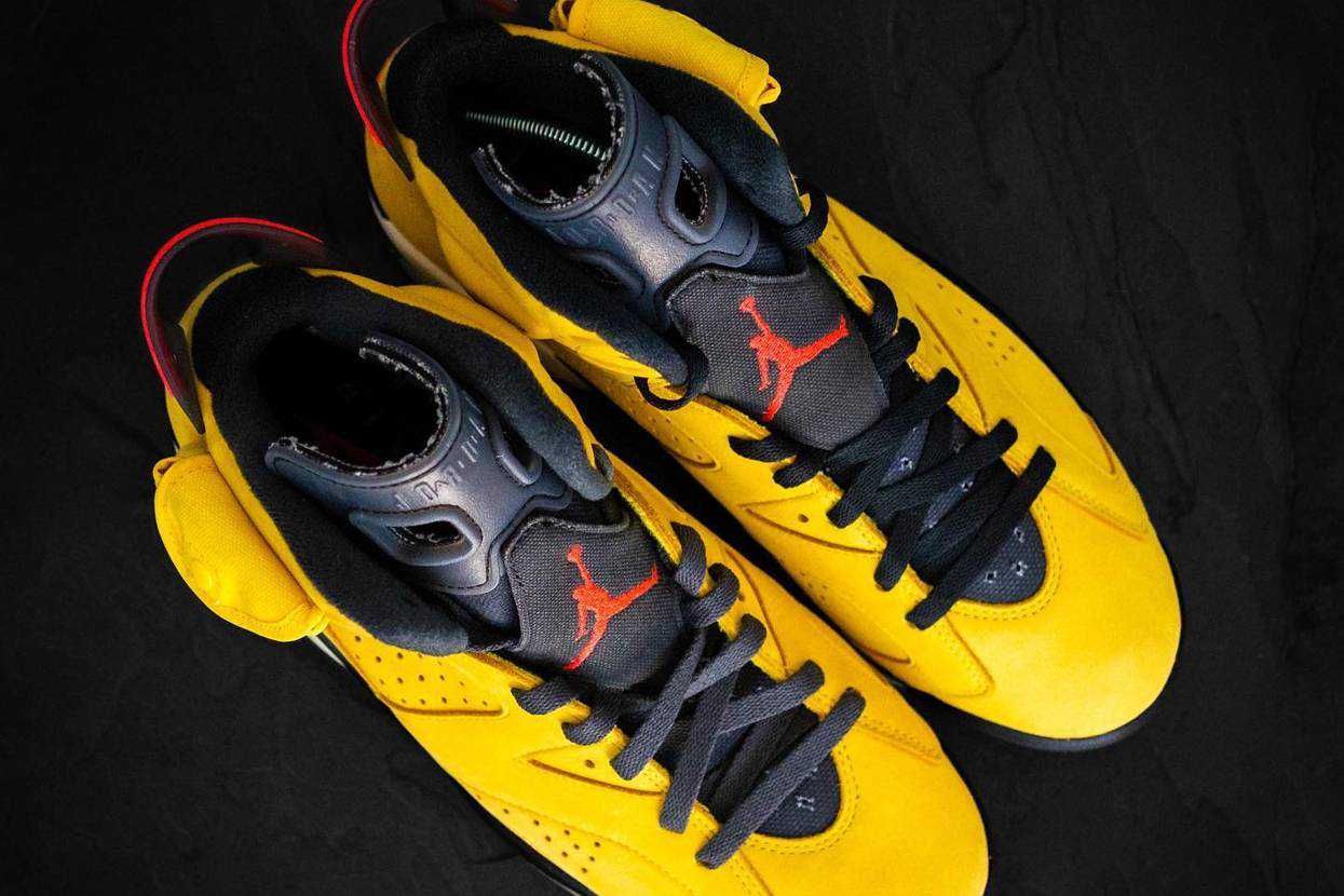 【ニュース】Travis Scott × Nike Air Jordan 6 F&Fモデルの画像が公開  3枚目