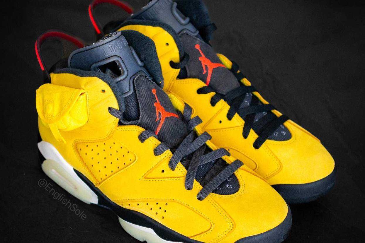 【ニュース】Travis Scott × Nike Air Jordan 6 F&Fモデルの画像が公開  2枚目