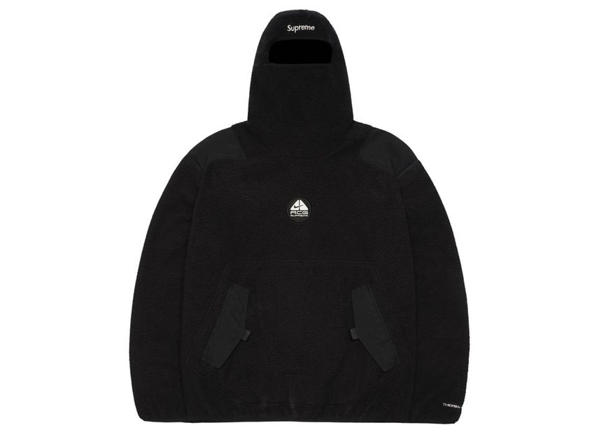 Supreme top black fleece