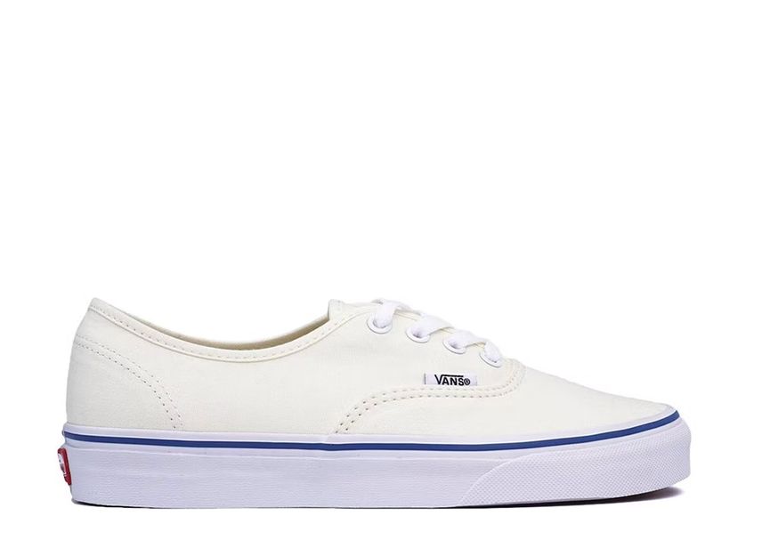 Vans authentic white blue sale
