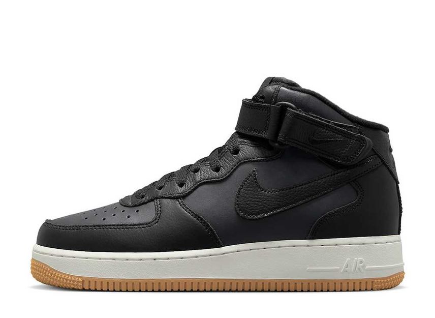Air force 1 mid 07 black best sale