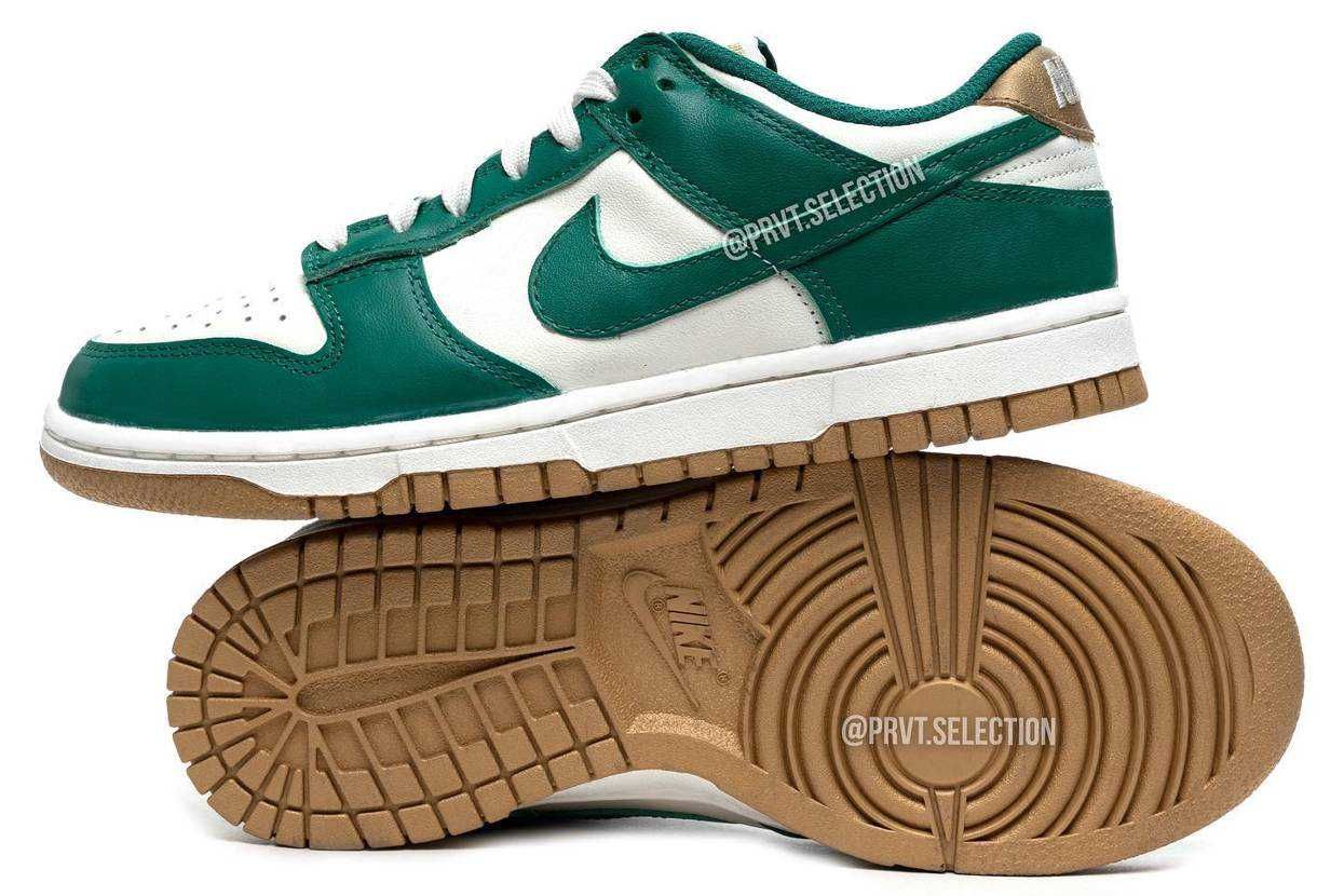 【最新リーク】Nike Dunk Low "Green & Gold" 抽選/定価情報 2枚目