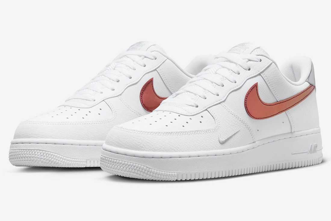 【最新リーク】Nike Air Force 1 Low "Red Swooshes and Silver Heels" 抽選/定価情報