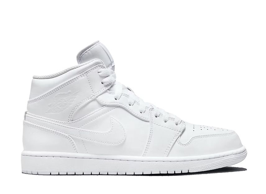 Air jordan 1 top triple white high