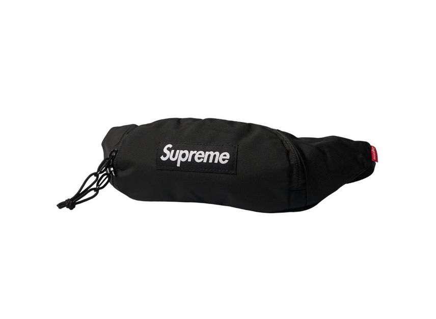 Supreme bum top bag black