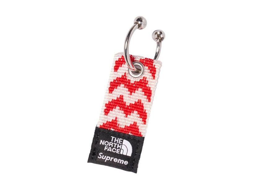 North face supreme keychain hotsell