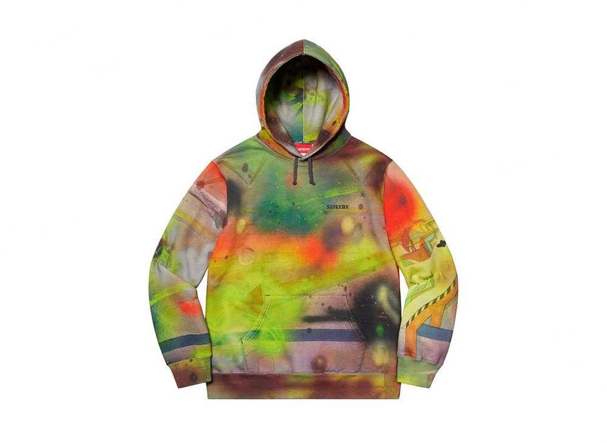 Supreme top multicolor hoodie