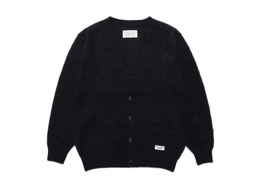 wackomaria 20fw mohair cardigan black ブルー系 トップス 新品